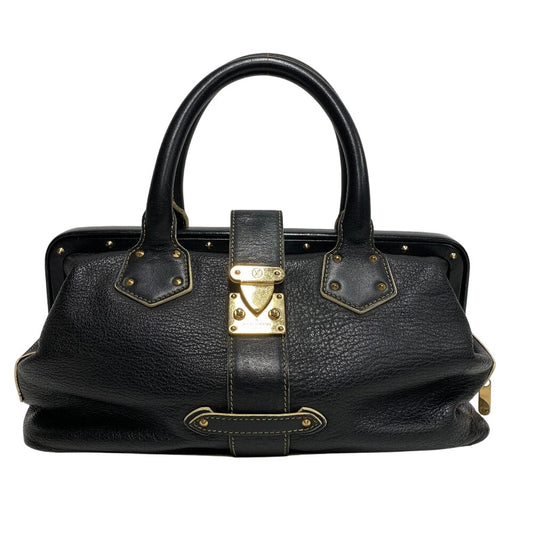 LOUIS VUITTON Handbag M91805 leather black Suhari Angnieux PM Women