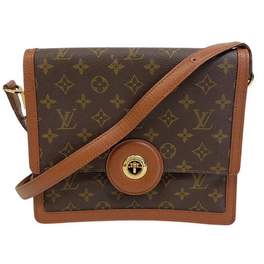 LOUIS VUITTON Shoulder Bag M51372 leather Brown Monogram Raspail Women