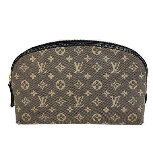 LOUIS VUITTON Pouch M40376 canvas gray Monogram Ideal Pochette Cosmetique Women