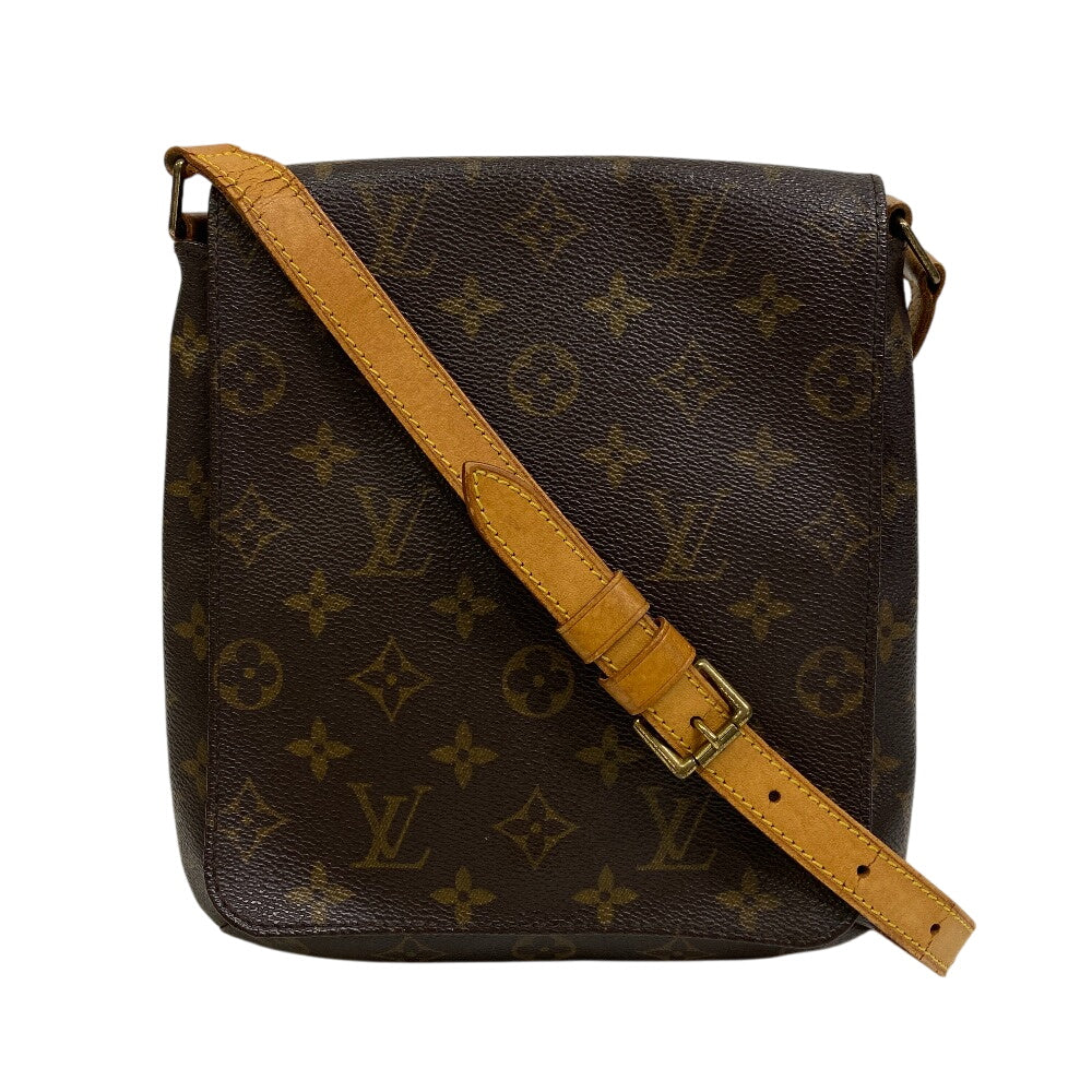 LOUIS VUITTON Shoulder Bag M51258 leather Brown Short strap Monogram M tte Salsa Women