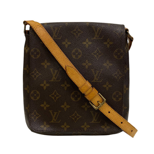 LOUIS VUITTON Shoulder Bag M51258 leather Brown Short strap Monogram M tte Salsa Women