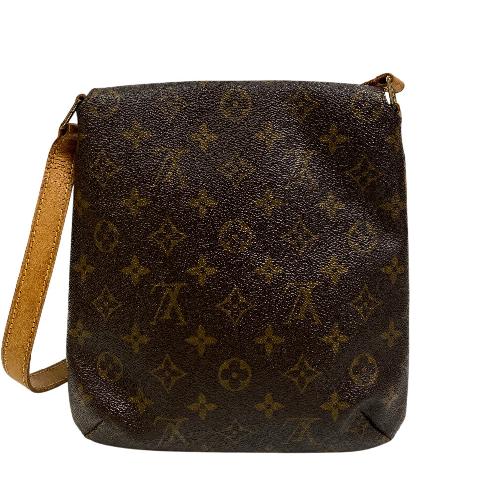 LOUIS VUITTON Shoulder Bag M51258 leather Brown Short strap Monogram M tte Salsa Women