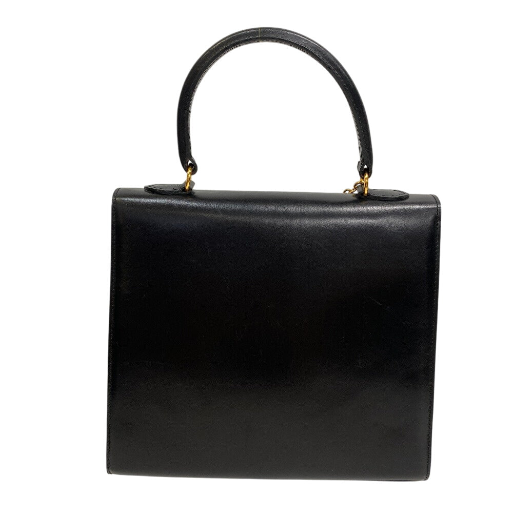 CELINE Handbag Leather, Calf Leather black   Chain lock Women