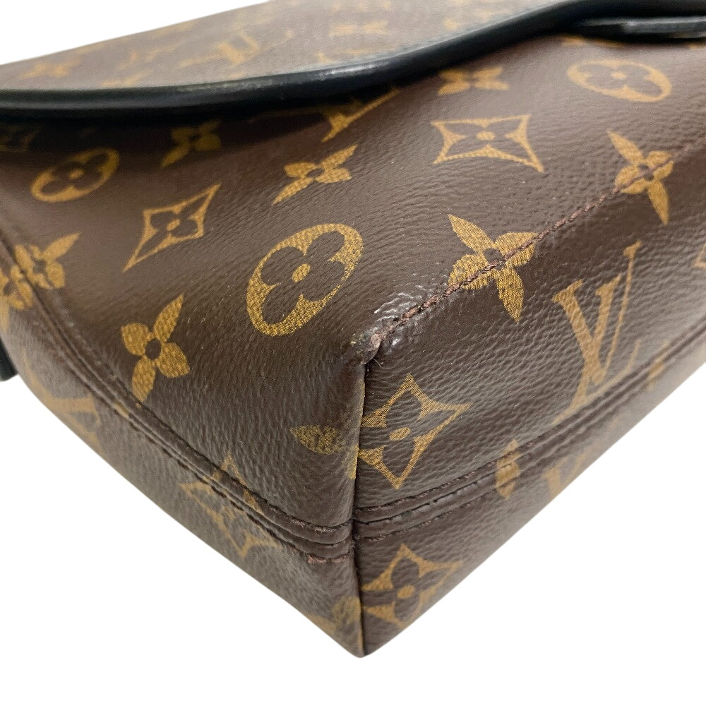 LOUIS VUITTON Shoulder Bag Ｍ45557 leather Brown Monogram Magnetic messenger