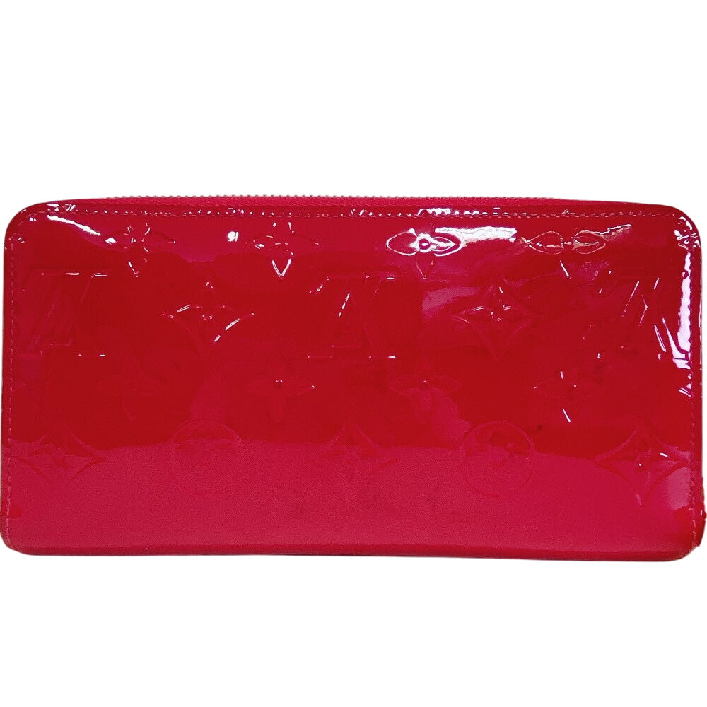 LOUIS VUITTON Long Wallet Purse M90346 Monogram Vernis pink Monogram Vernis Zippy wallet