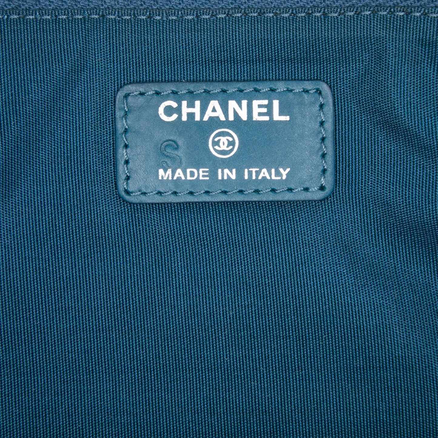 Blue Chanel Quilted Lambskin Multi Zip Case Clutch