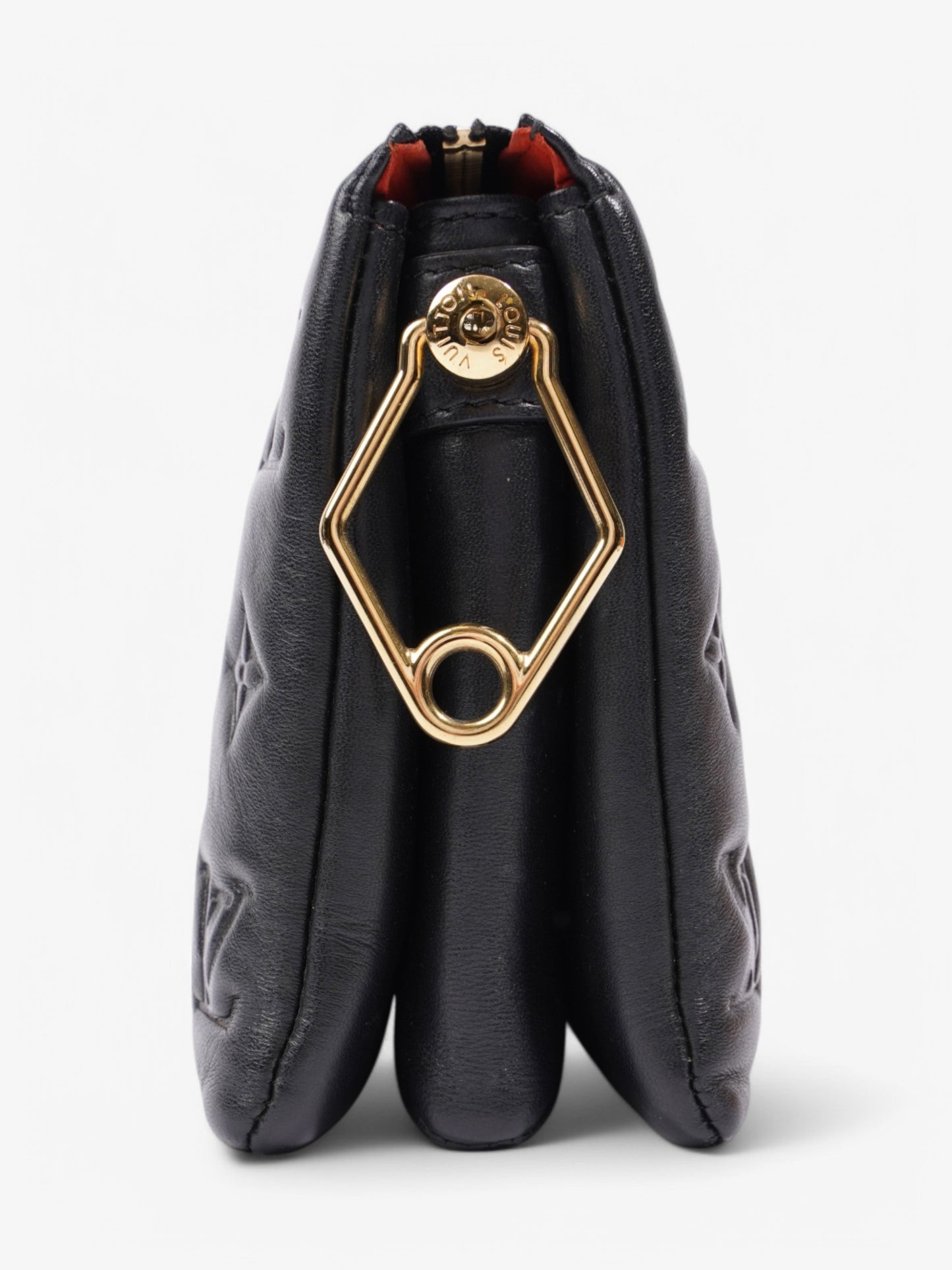 Louis Vuitton Coussin Black Lambskin Leather BB