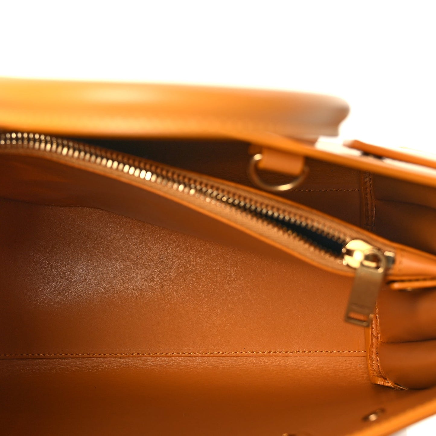 Saint Laurent Palmelatto Calfskin Baby Sac De Jour Senape Yellow