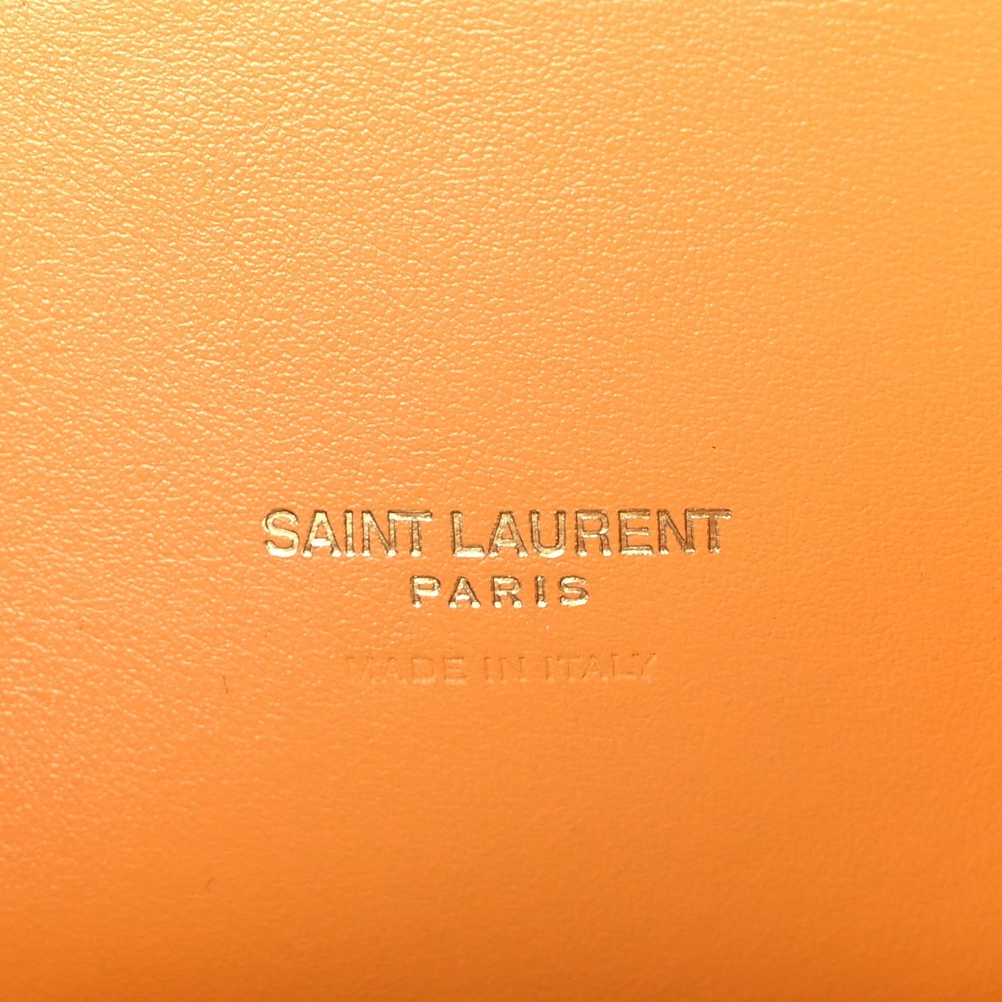 Saint Laurent Palmelatto Calfskin Baby Sac De Jour Senape Yellow