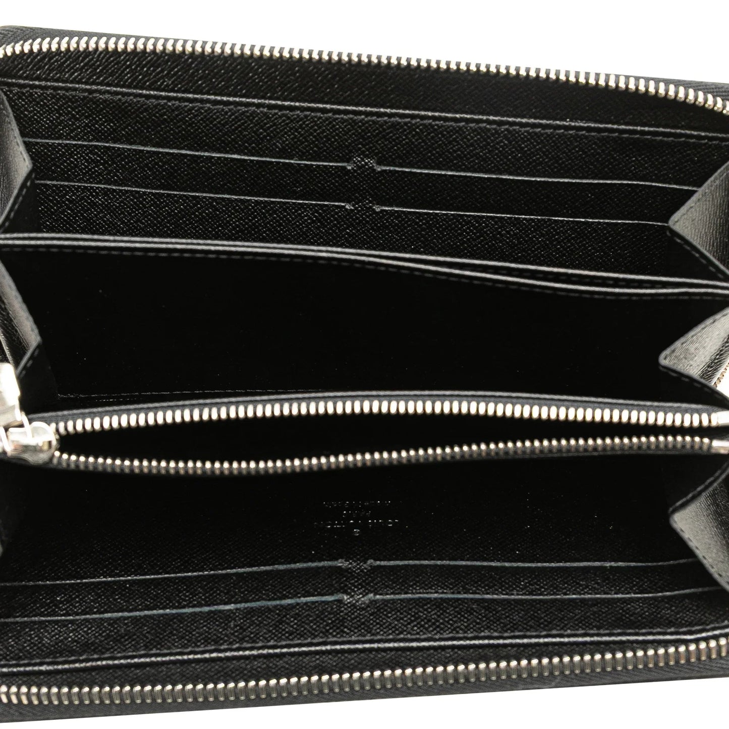 Black Louis Vuitton Epi Zippy Long Wallet
