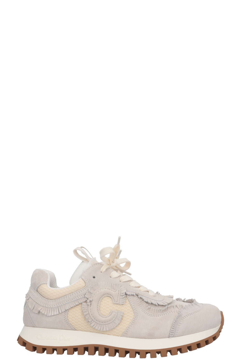 CHRISTIAN DIOR C`est Dior Sneakers Suede Mesh Grey