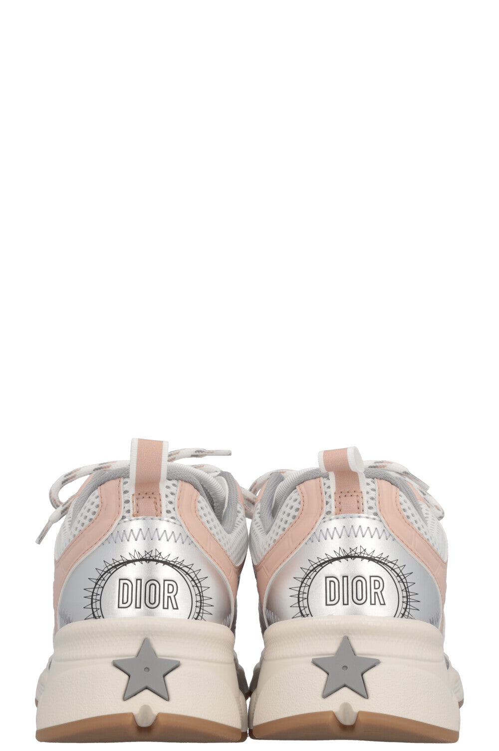 CHRISTIAN DIOR Chrono Sneakers Silver Nude