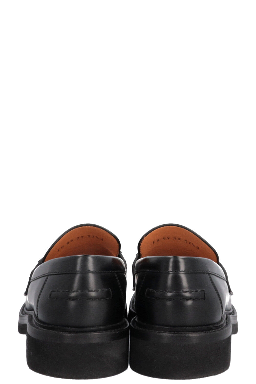 CHRISTIAN DIOR Code Logo Loafers Black