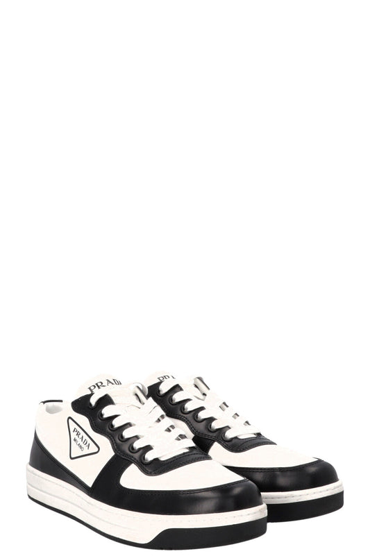 PRADA Downtown Logo Sneaker White Black