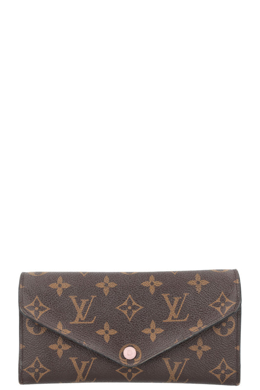 LOUIS VUITTON Sarah Wallet MNG Rose Ballerine