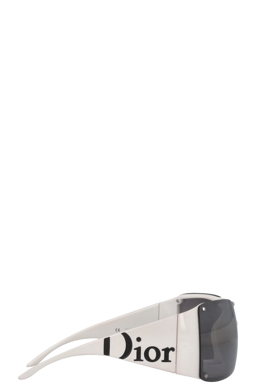 CHRISTIAN DIOR 2000 Overshine Narrow Sunglasses Narrow White