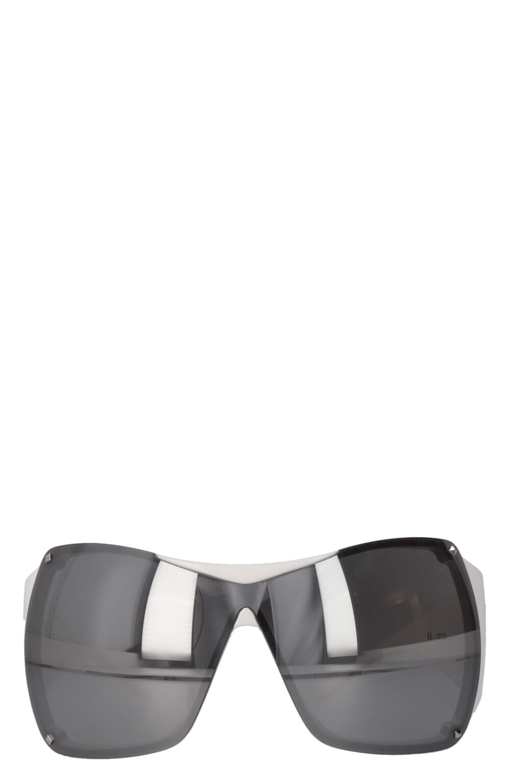 CHRISTIAN DIOR 2000 Overshine Wide Sunglasses Wide White