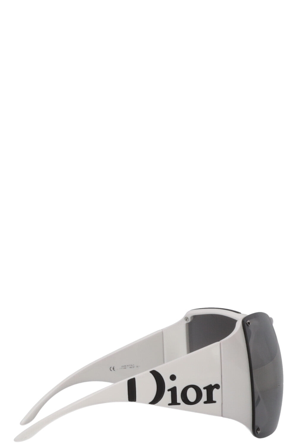 CHRISTIAN DIOR 2000 Overshine Wide Sunglasses Wide White