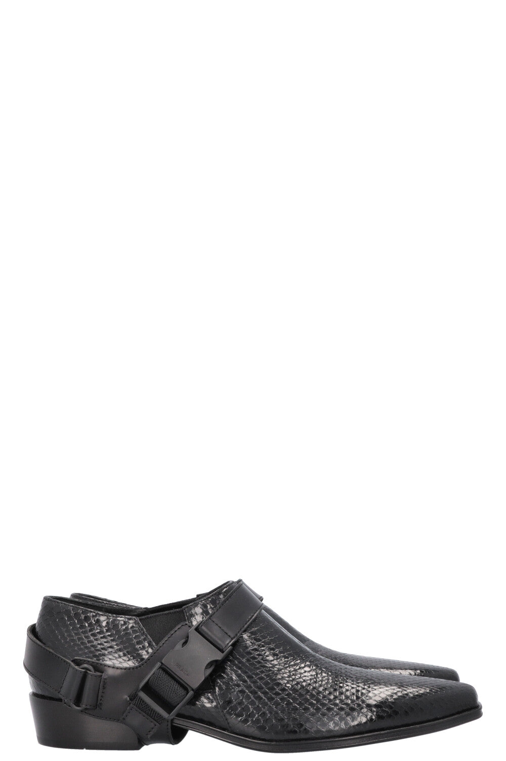 PRADA Buckle Flats Phyon Black