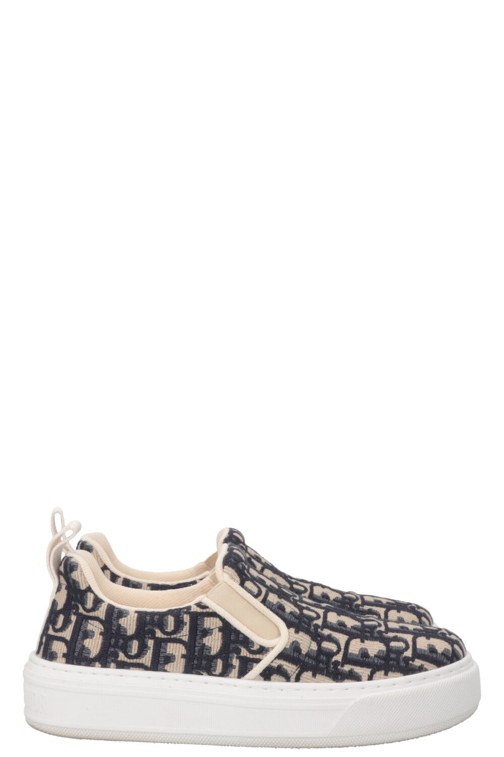 CHRISTIAN DIOR Solar Slip-On Sneakers Oblique Blue