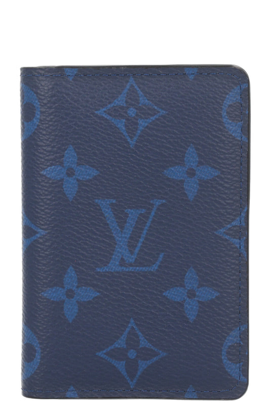 LOUIS VUITTON Taigarama Pocket Organizer Cobalt Blue MNG
