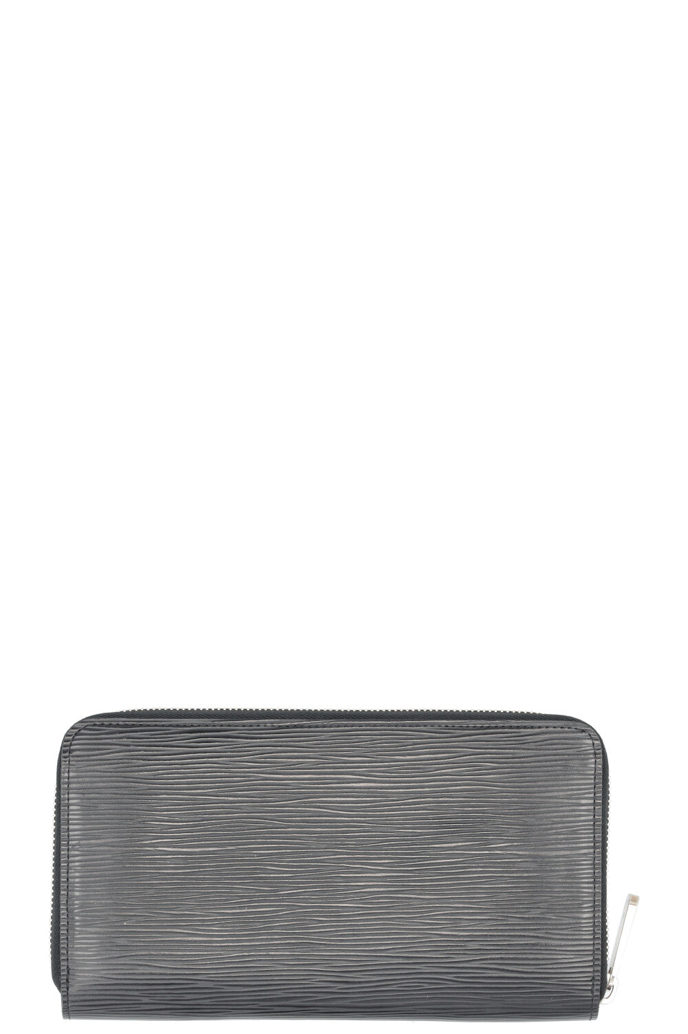 LOUIS VUITTON Long Zip Wallet Black Epi