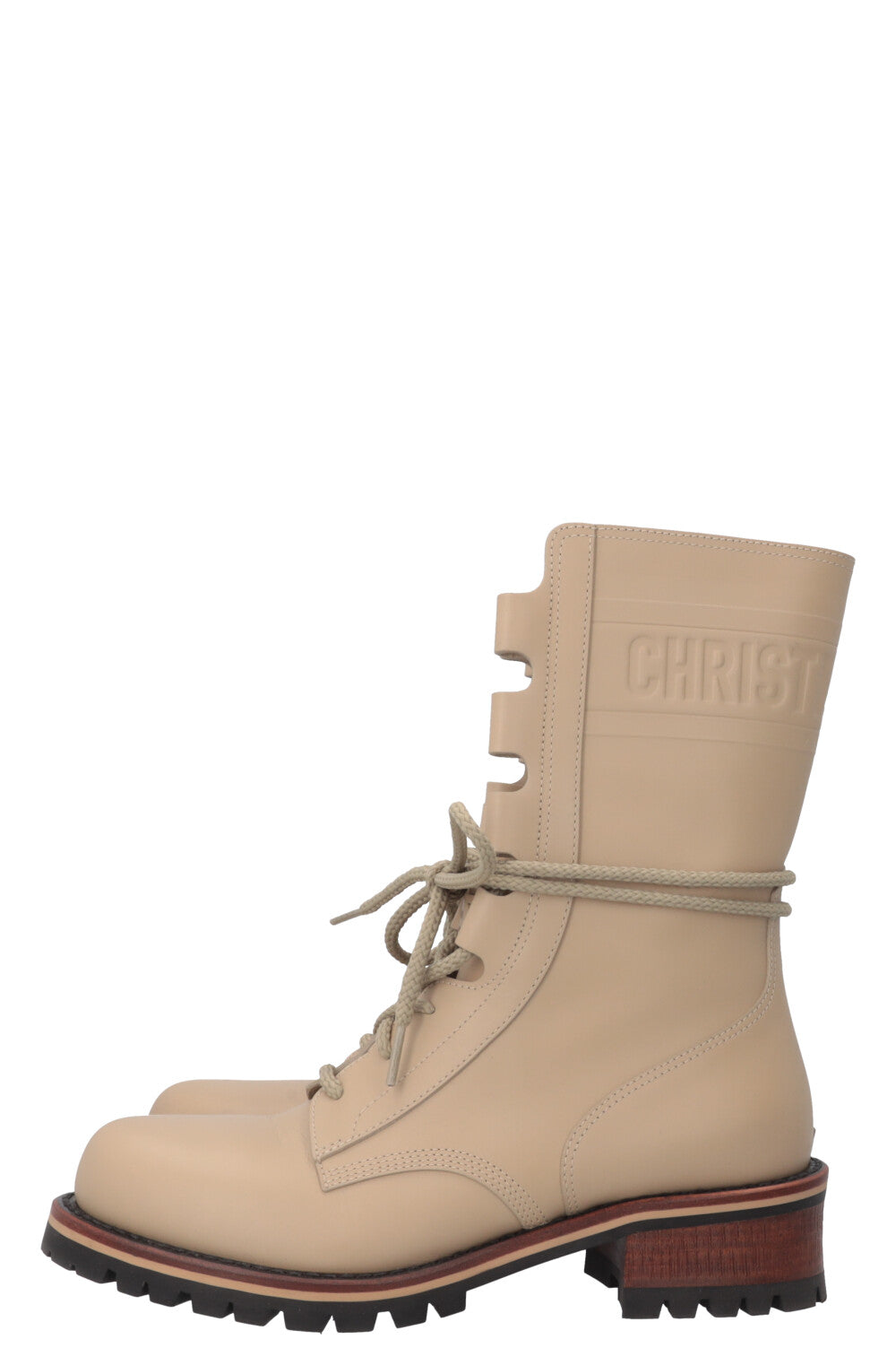 CHRISTIAN DIOR Quest Boots Beige