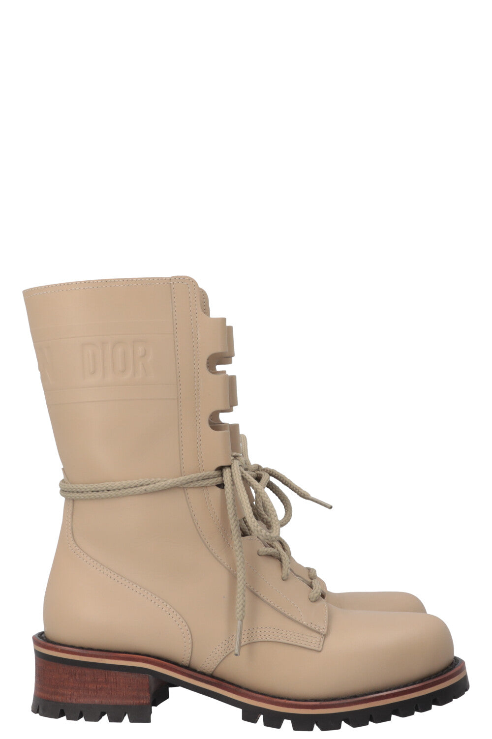 CHRISTIAN DIOR Quest Boots Beige