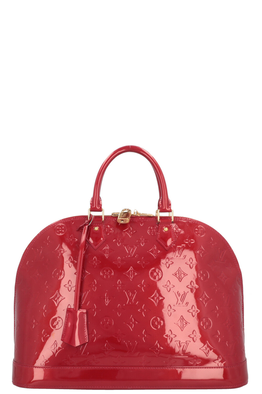 LOUIS VUITTON Alma GM Vernis Red