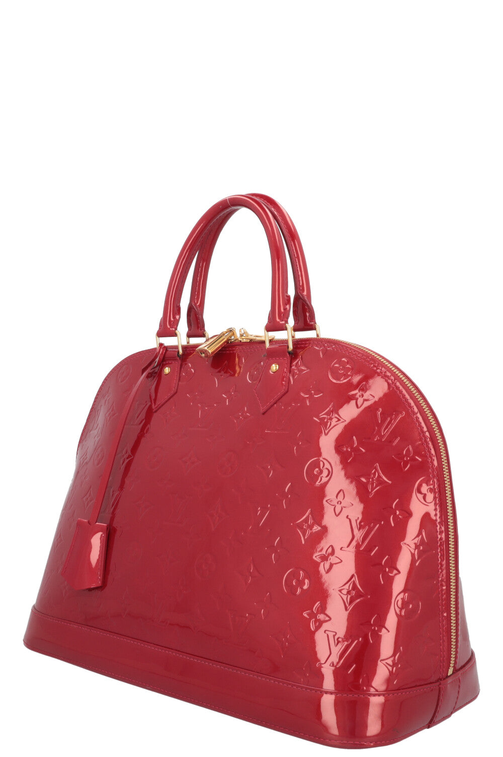 LOUIS VUITTON Alma GM Vernis Red