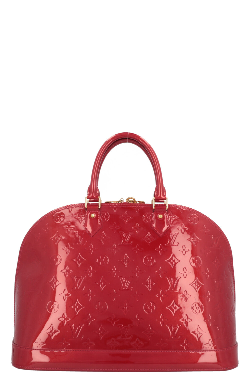 LOUIS VUITTON Alma GM Vernis Red