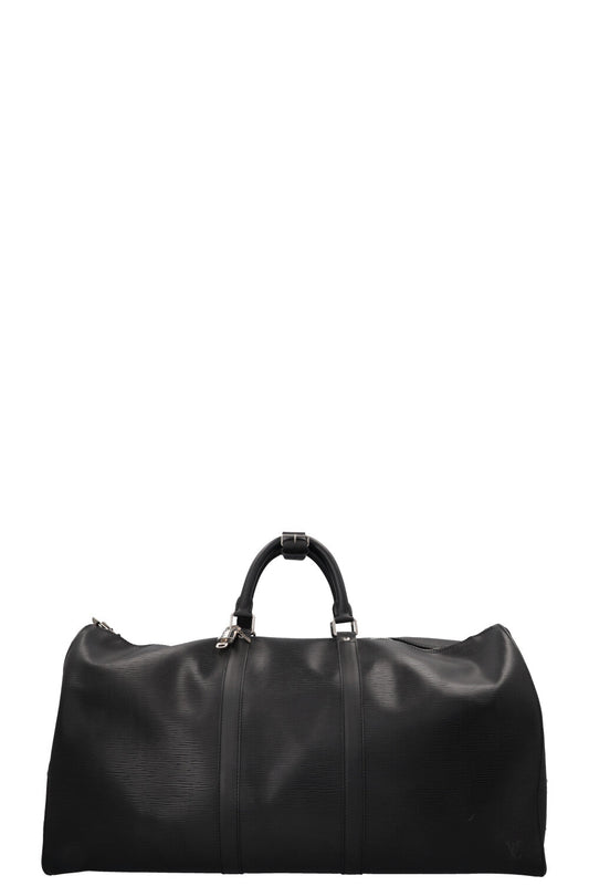 LOUIS VUITTON Keepall 55 Epi Black