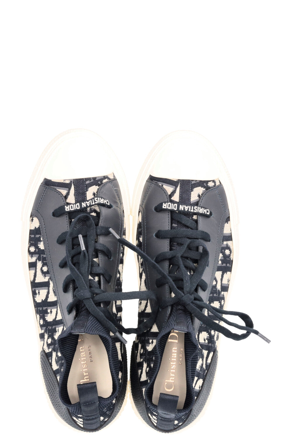 CHRISTIAN DIOR Oblique Walk'N'Dior High Top Sneaker Blue
