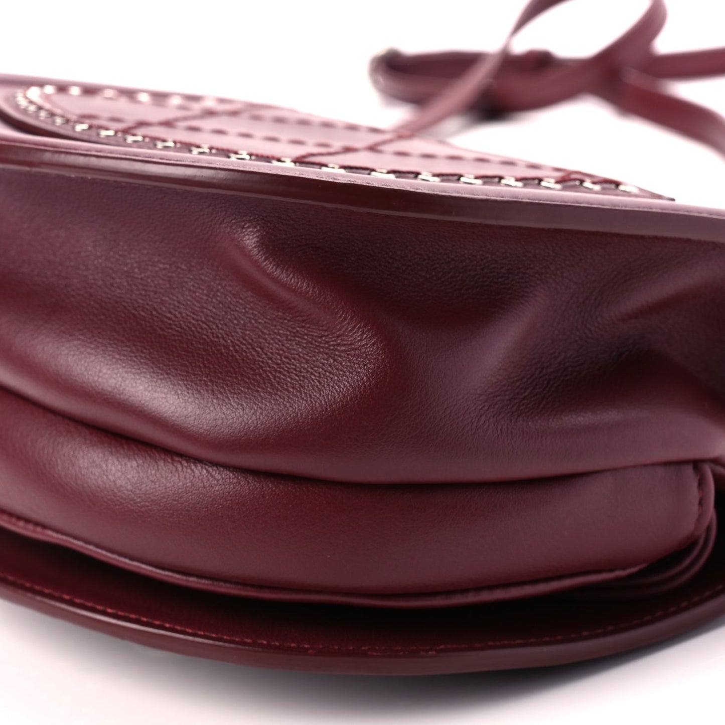 Chanel Calfskin Coco Eyelets Small Flap Bag  Red