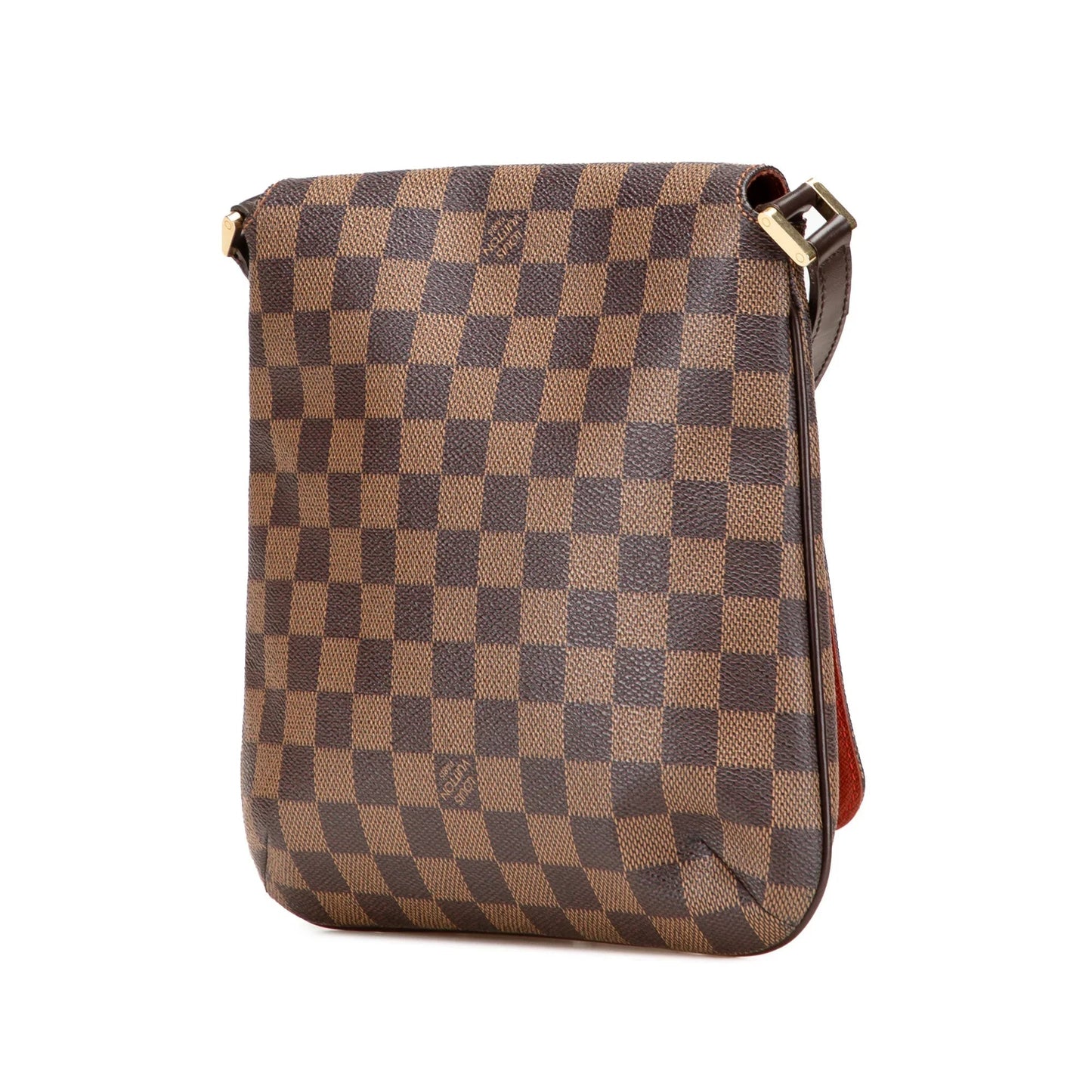 Brown Louis Vuitton Damier Ebene M tte Salsa Long Strap Crossbody Bag