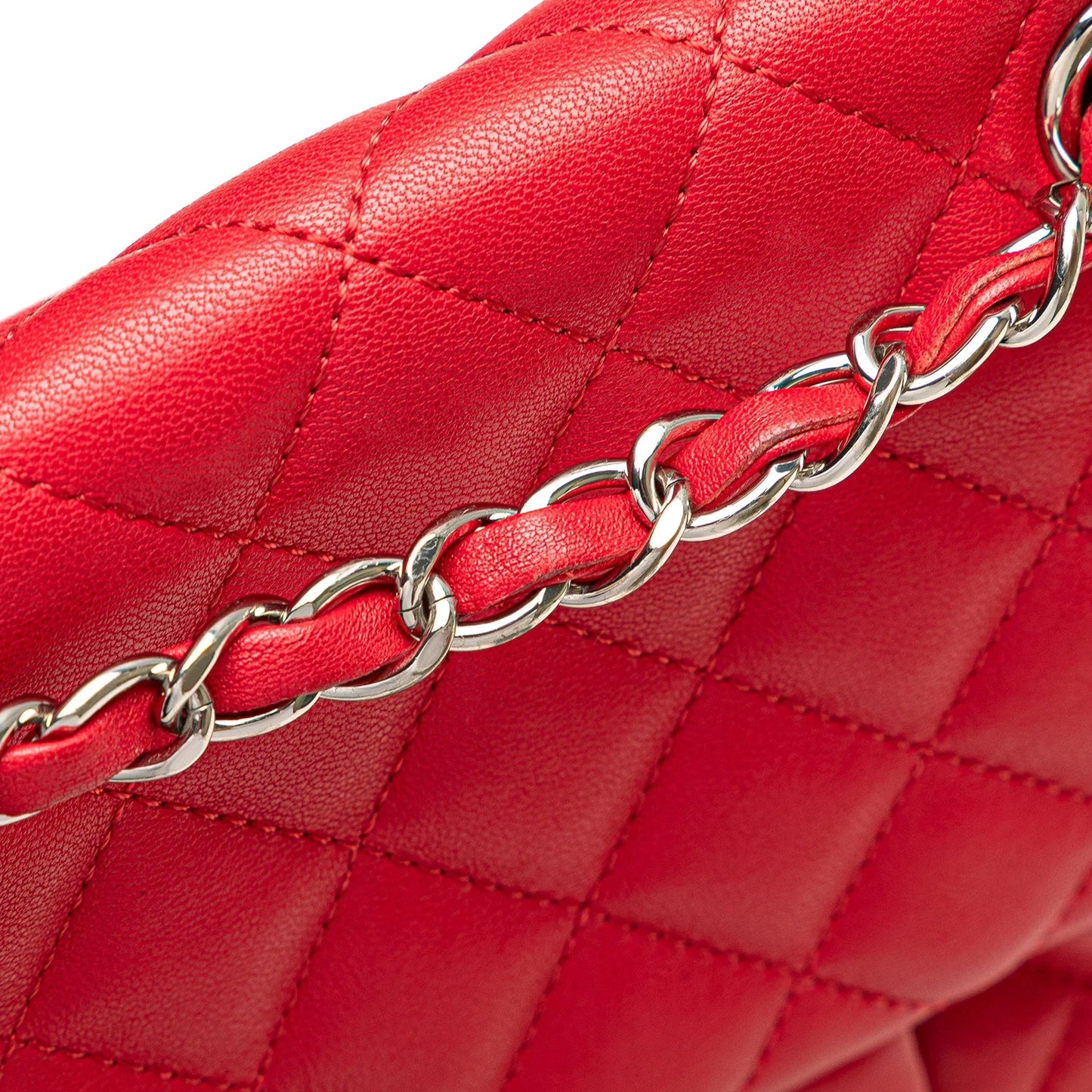 Red Chanel Small Lambskin Urban Spirit Backpack