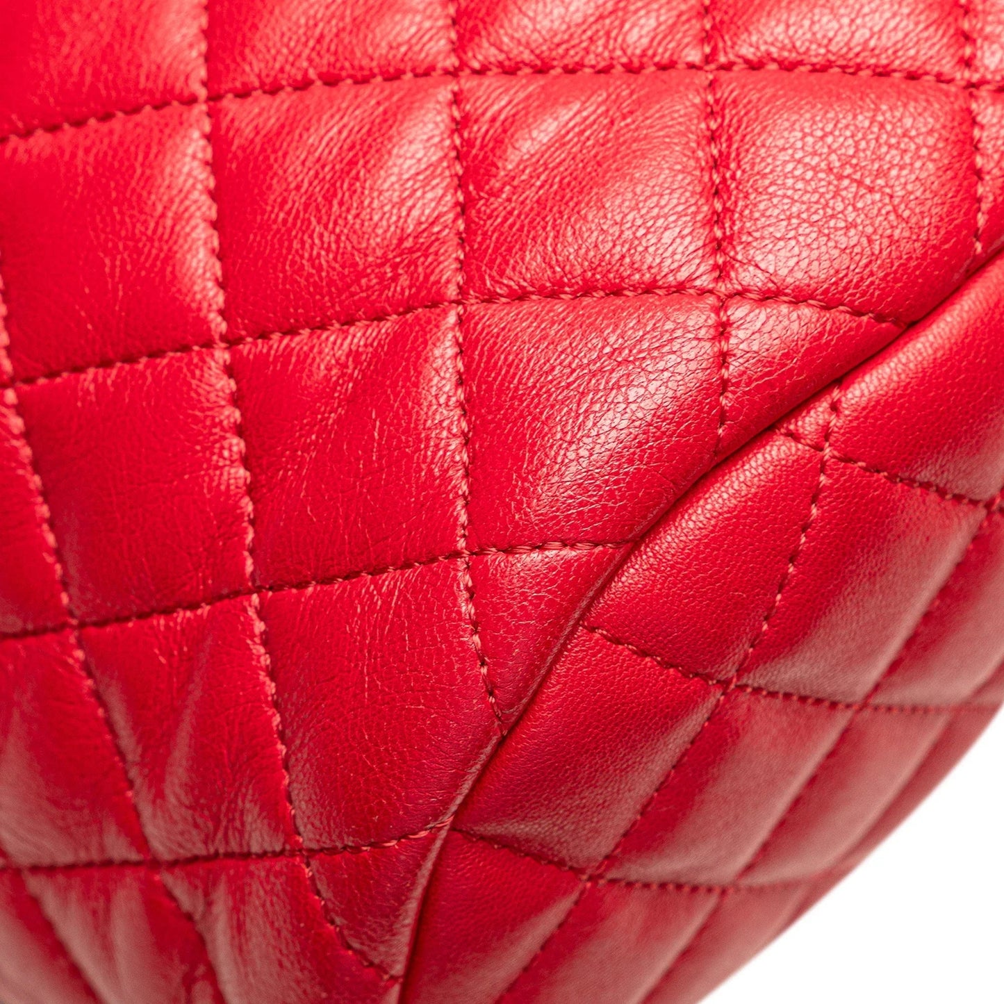 Red Chanel Small Lambskin Urban Spirit Backpack