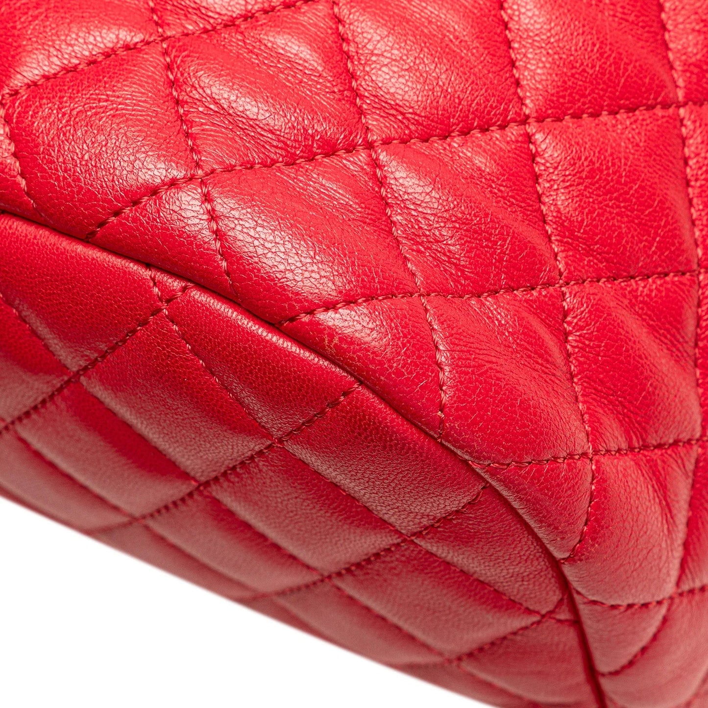 Red Chanel Small Lambskin Urban Spirit Backpack