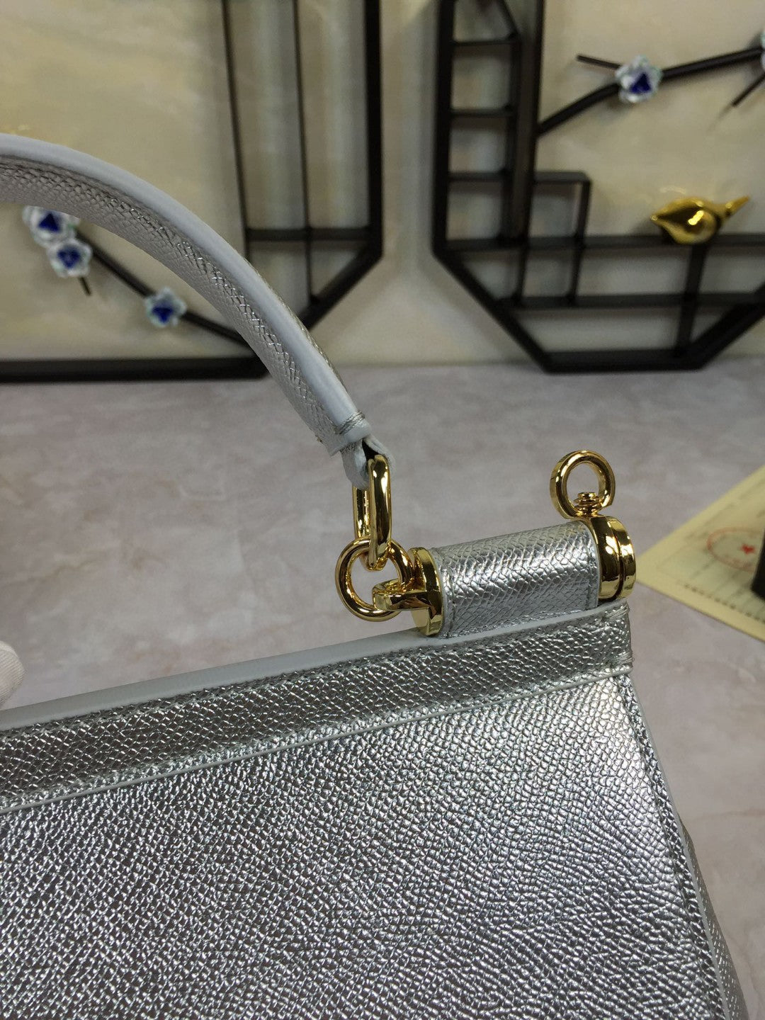 Top Quality Medium Sicily Handbag In Dauphine SiTop Qualityer For Women 10.2in/26cm Top Quality