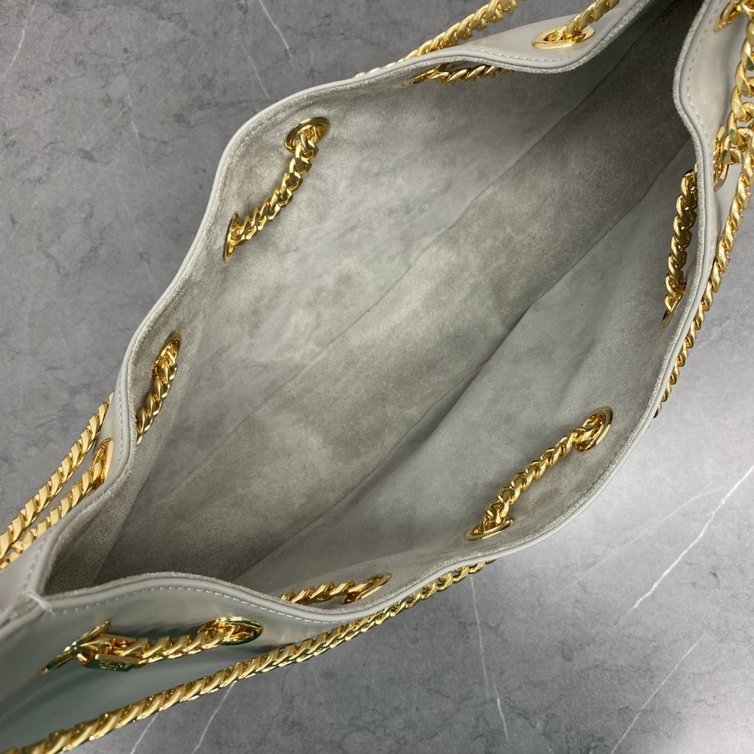 Top Quality Large Ava Chain Grey For Women 13in/33cm 