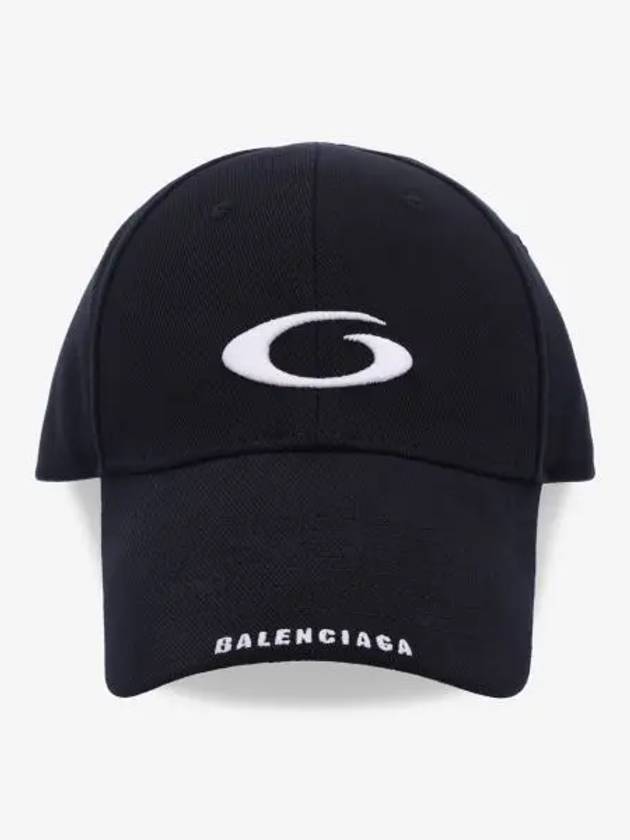 Luxury Balenciaga Trending 2025 Embroidered Icon Logo Ball Cap Black