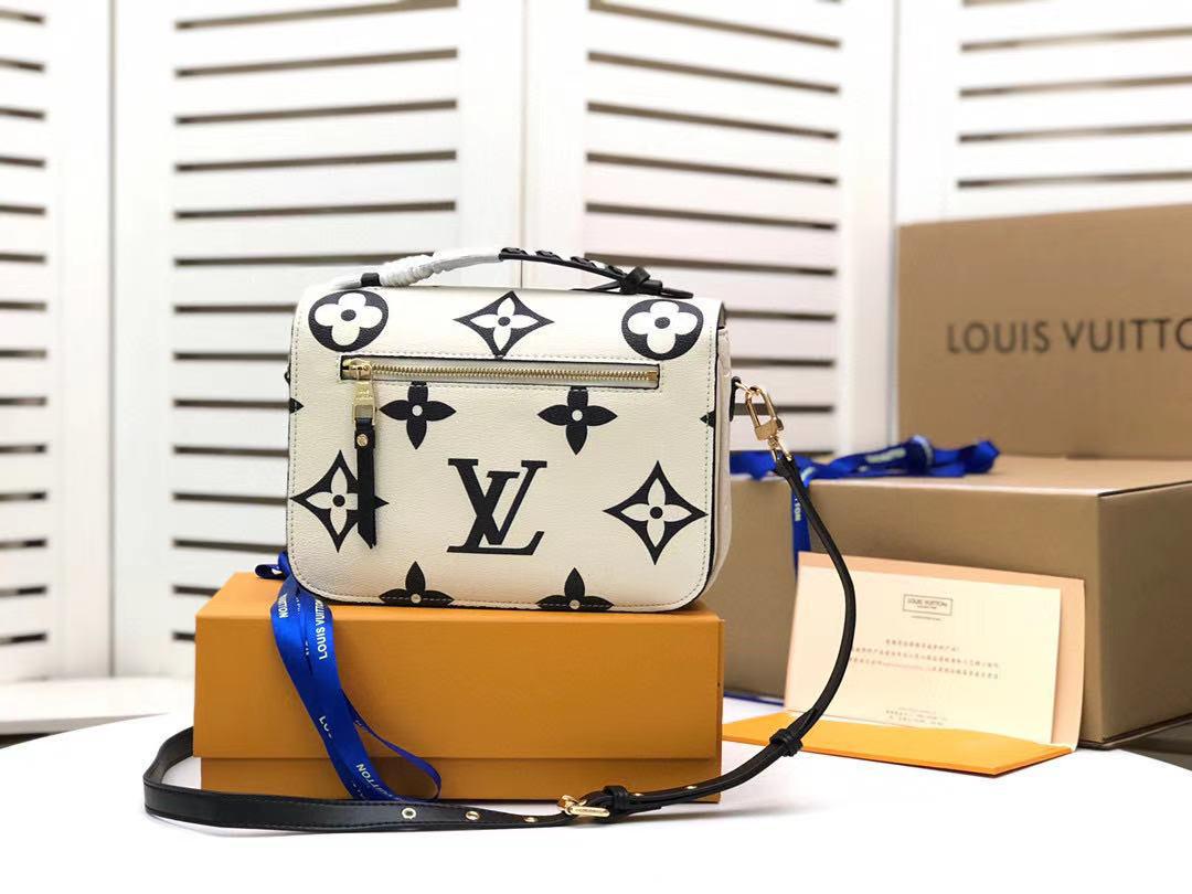 Top Quality Top Quality Crafty Pochette Metis Monogram Empreinte Creme For Women, Womens Handbags, Shoulder And Crossbody Bags 9.8in/25cm Top Quality M45384