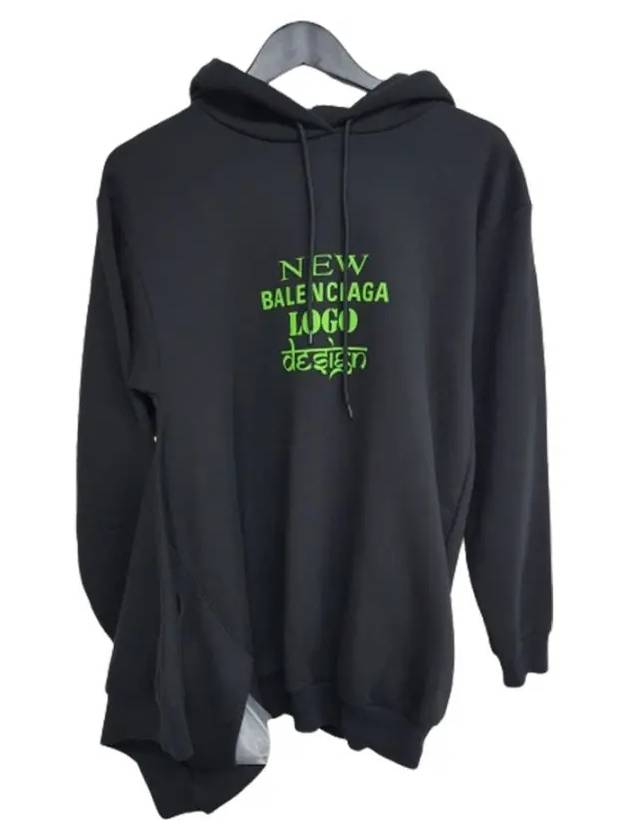 Luxury Balenciaga Trending 2025 New Logo Hoodie Black