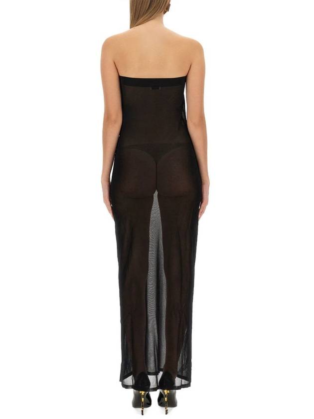 Luxury Saint Laurent Trending 2025 23 fw Strapless Dress 756812Y76HL1000 B0040511016