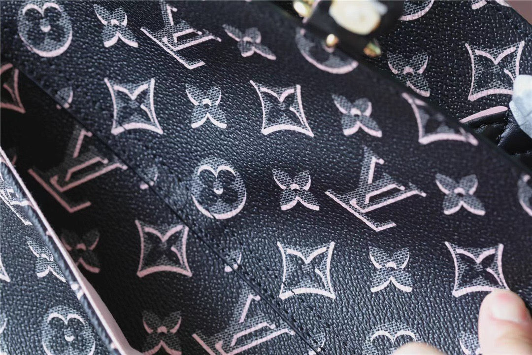 Top Quality OnTheGo MM Monogram Canvas Black For Women,  Shoulder And Crossbody Bags 13.8in/35cm Top Quality M46154