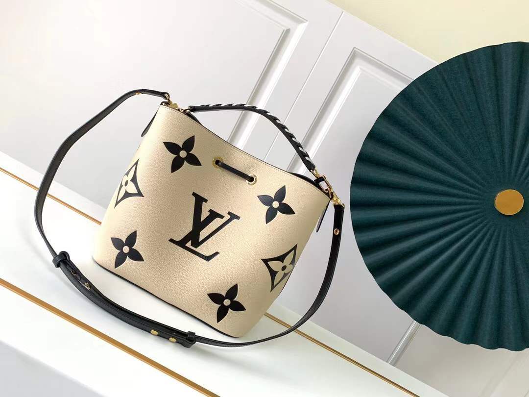 Top Quality Top Quality Crafty Neonoe MM Bucket Bag Creme For Women, Womens Handbags, Shoulder Bags 10.2in/26cm Top Quality M56889