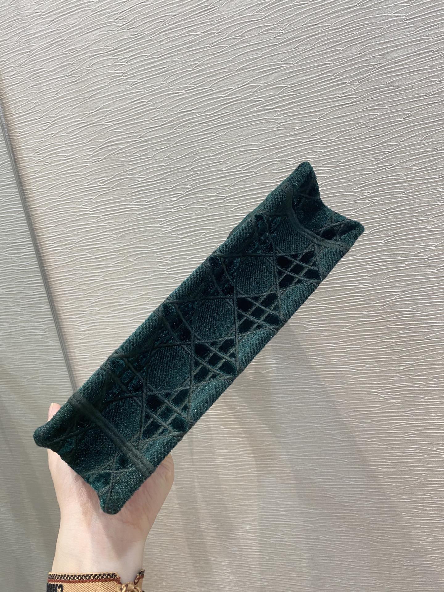 Top Quality Mini Book Tote Oblique Blue Canvas For Women 23cm/9in CD