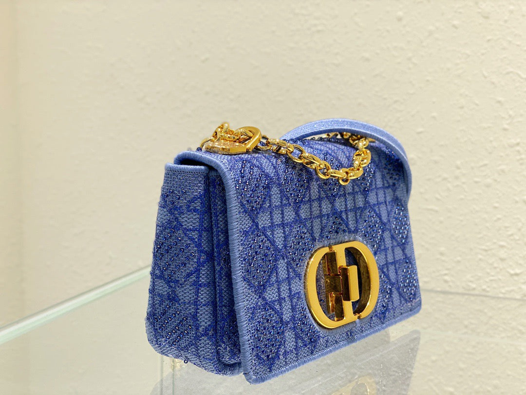 Top Quality MeTop Qualityum Caro Bag Blue, For Women, Womens Handbags 25.5cm/10in CD