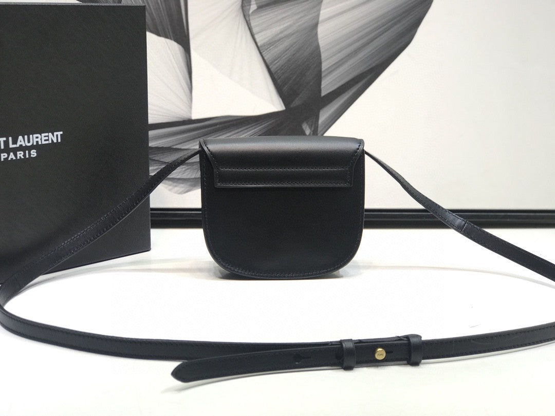 Top Quality Kaia Small Satchel Black For Women 7.2in/18.5cm YSL 619740BWR0W1000