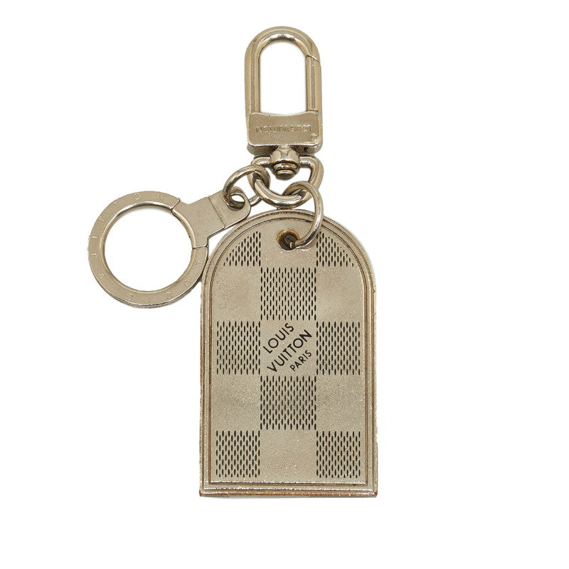Louis Vuitton Louis Vuitton Louis Vuitton Louis Vuitton M65770 Silver Metal Men's Bag Charm Address Port Clerk